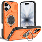 Capa de telemóvel MagSafe com suporte rotativo Camshield, para iPhone 17 Pro Max, para iPhone 17 Pro, para iPhone 16 Pro Max, para iPhone 16 Pro, para iPhone 16 Plus, para iPhone 16, para iPhone 15 Pro Max, para iPhone 15 Pro