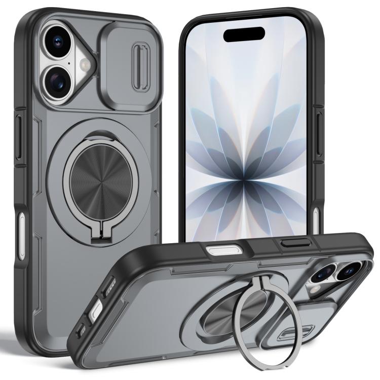 Capa de telemóvel MagSafe com suporte rotativo Camshield, para iPhone 17 Pro Max, para iPhone 17 Pro, para iPhone 16 Pro Max, para iPhone 16 Pro, para iPhone 16 Plus, para iPhone 16, para iPhone 15 Pro Max, para iPhone 15 Pro