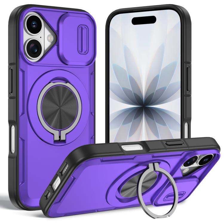Capa de telemóvel MagSafe com suporte rotativo Camshield, para iPhone 17 Pro Max, para iPhone 17 Pro, para iPhone 16 Pro Max, para iPhone 16 Pro, para iPhone 16 Plus, para iPhone 16, para iPhone 15 Pro Max, para iPhone 15 Pro