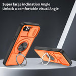Capa de telemóvel MagSafe com suporte rotativo Camshield, para iPhone 17 Pro Max, para iPhone 17 Pro, para iPhone 16 Pro Max, para iPhone 16 Pro, para iPhone 16 Plus, para iPhone 16, para iPhone 15 Pro Max, para iPhone 15 Pro