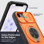 Capa de telemóvel MagSafe com suporte rotativo Camshield, para iPhone 17 Pro Max, para iPhone 17 Pro, para iPhone 16 Pro Max, para iPhone 16 Pro, para iPhone 16 Plus, para iPhone 16, para iPhone 15 Pro Max, para iPhone 15 Pro