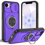 Capa de telemóvel MagSafe com suporte rotativo Camshield, para iPhone 17 Pro Max, para iPhone 17 Pro, para iPhone 16 Pro Max, para iPhone 16 Pro, para iPhone 16 Plus, para iPhone 16, para iPhone 15 Pro Max, para iPhone 15 Pro