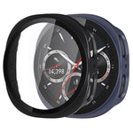 xDfind Tempered Film Integrated Frosted PC Watch Protective Cover, For Samsung Galaxy Watch8 44mm, For Samsung Galaxy Watch8 40mm