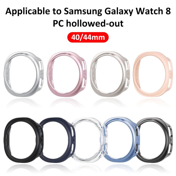 Capa Protetora de Relógio PC Oca de Cobertura Parcial xDfind, Para Samsung Galaxy Watch8 Classic 46mm, Para Samsung Galaxy Watch8 44mm, Para Samsung Galaxy Watch8 40mm