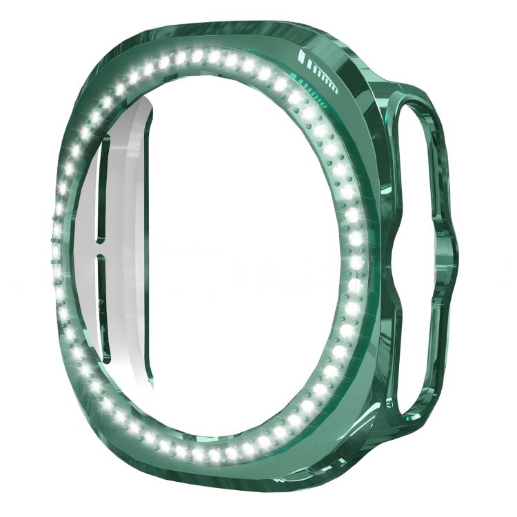 Capa de Relógio PC Oca com Diamantes de Uma Só Fileira em X xDfind, para Samsung Galaxy Watch Ultra 47mm / Ultra 2025