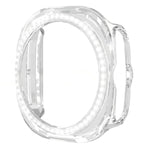 Capa de Relógio PC Oca com Diamantes de Uma Só Fileira em X xDfind, para Samsung Galaxy Watch Ultra 47mm / Ultra 2025