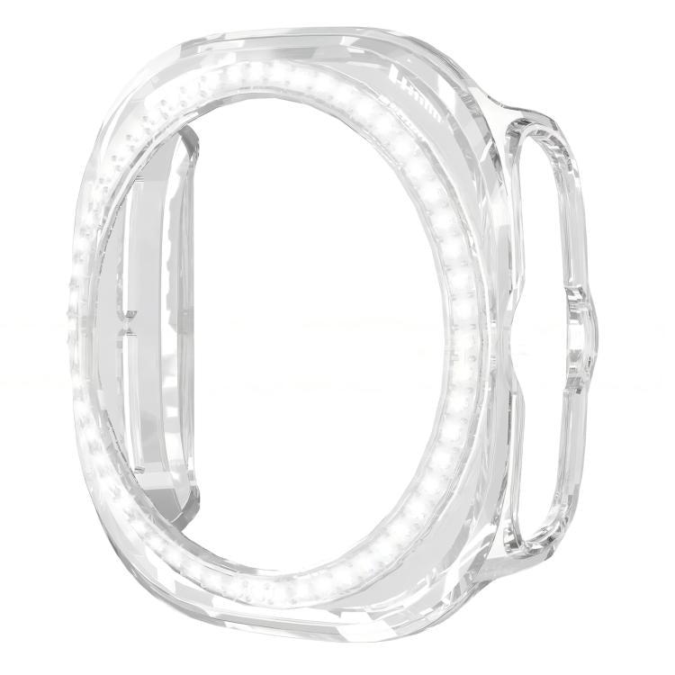 Capa de Relógio PC Oca com Diamantes de Uma Só Fileira em X xDfind, para Samsung Galaxy Watch Ultra 47mm / Ultra 2025