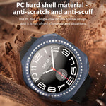 Capa de Relógio PC Oca com Diamantes de Uma Só Fileira em X xDfind, para Samsung Galaxy Watch Ultra 47mm / Ultra 2025