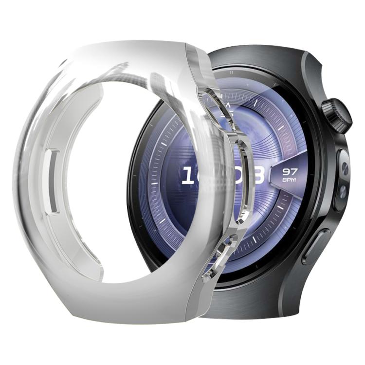 xDfind Plating Tempered Film Integrated TPU Watch Protective Cover, For Huawei Watch 5 42mm, For Huawei Watch 5 46mm