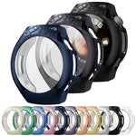xDfind Plating Tempered Film Integrated TPU Watch Protective Cover, For Huawei Watch 5 42mm, For Huawei Watch 5 46mm