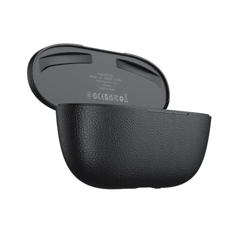 Óculos Inteligentes AI M02 Ultra com Câmara de 8MP e Lentes Fotocromáticas, com Estojo de Carregamento Preto, com Estojo de Carregamento Castanho