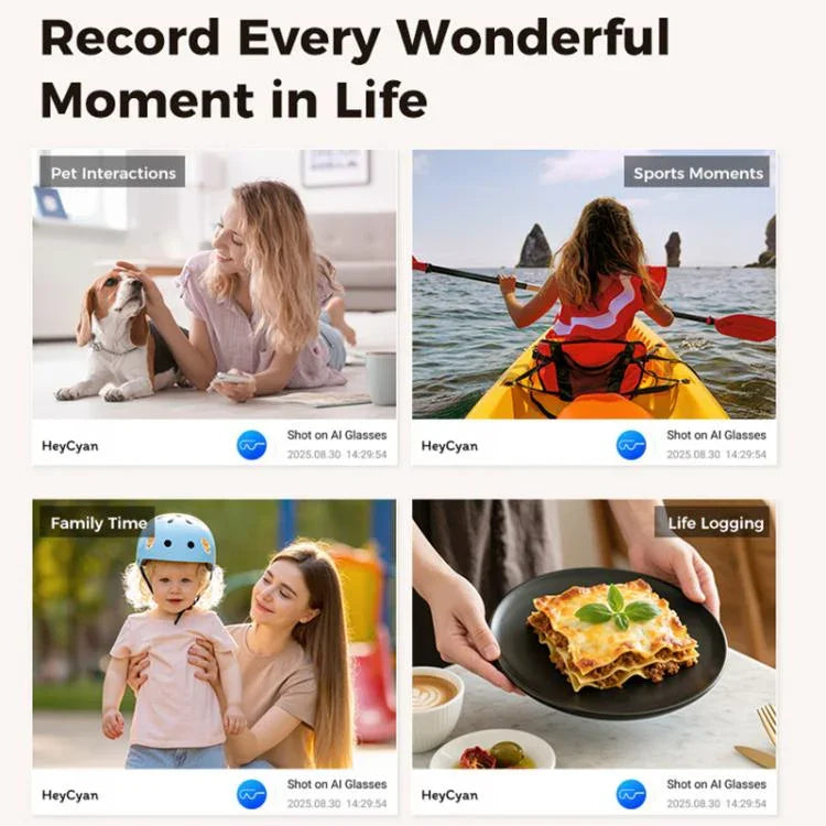 Óculos Inteligentes AI M02 Ultra com Câmara de 8MP e Lentes Fotocromáticas, com Estojo de Carregamento Preto, com Estojo de Carregamento Castanho