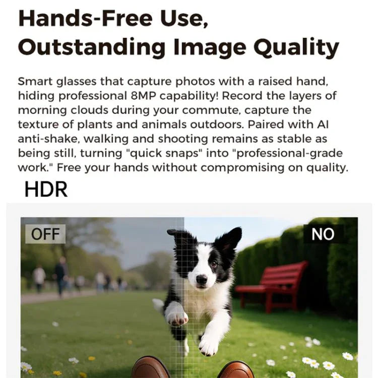 Óculos Inteligentes AI M02 Ultra com Câmara de 8MP e Lentes Fotocromáticas, com Estojo de Carregamento Preto, com Estojo de Carregamento Castanho