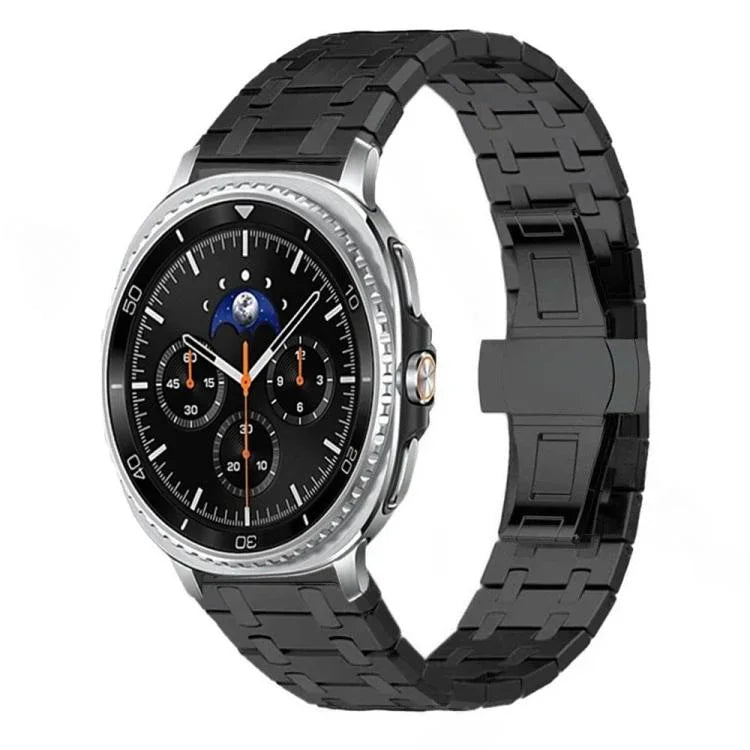 Pulseira de Relógio com Fivela Borboleta em Liga de Titânio, Para Samsung Galaxy Watch Ultra 47mm / Ultra 2025, Para Samsung Galaxy Watch8 / Watch8 Classic