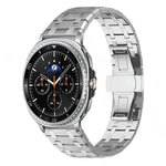 Pulseira de Relógio com Fivela Borboleta em Liga de Titânio, Para Samsung Galaxy Watch Ultra 47mm / Ultra 2025, Para Samsung Galaxy Watch8 / Watch8 Classic