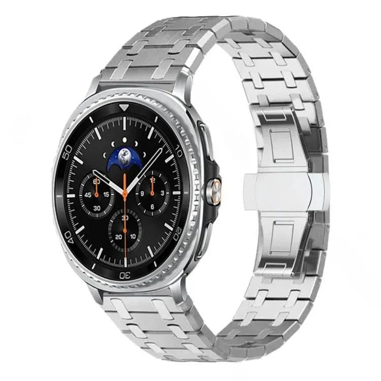 Pulseira de Relógio com Fivela Borboleta em Liga de Titânio, Para Samsung Galaxy Watch Ultra 47mm / Ultra 2025, Para Samsung Galaxy Watch8 / Watch8 Classic