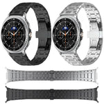 Pulseira de Relógio com Fivela Borboleta em Liga de Titânio, Para Samsung Galaxy Watch Ultra 47mm / Ultra 2025, Para Samsung Galaxy Watch8 / Watch8 Classic