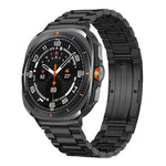 Pulseira de Relógio com Fivela HW de Três Contas Destacável em Liga de Titânio, Para Samsung Galaxy Watch Ultra 47mm / Ultra 2025, Para Samsung Galaxy Watch8 / Watch8 Classic