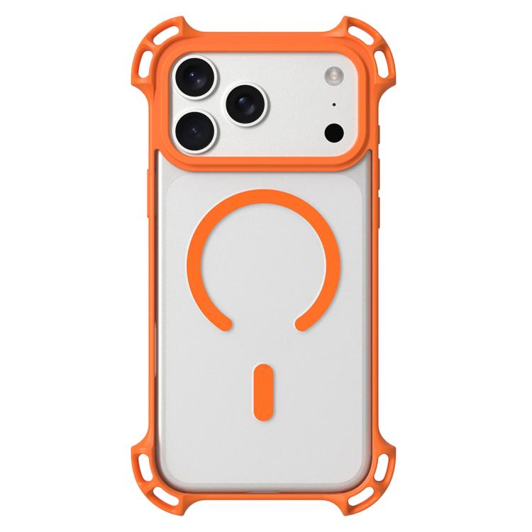 Drone-Style Four-Corner Shockproof Acrylic MagSafe Phone Case, For iPhone 17 Pro Max, For iPhone 17 Pro, For iPhone 17, For iPhone 16 Pro Max, For iPhone 16 Pro, For iPhone 16, For iPhone 15 Pro Max, For iPhone 15 Pro, For iPhone 15 Plus, For iPhone 15...
