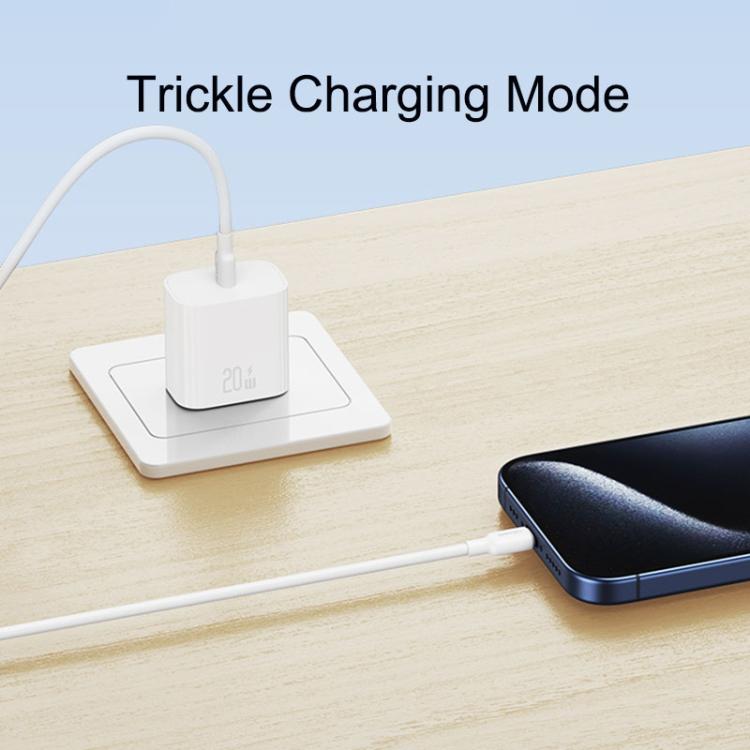 Carregador Rápido de Porta Única USB-C / Type-C USAMS CC228 T65 PD20W, Ficha US, CC228