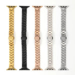 Correia de Relógio em Metal de Aço Inoxidável Estilo H com Largura 14mm, Para Apple Watch 46mm / 49mm / 45mm / 44mm, Para Apple Watch 42mm / 41mm / 40mm / 38mm