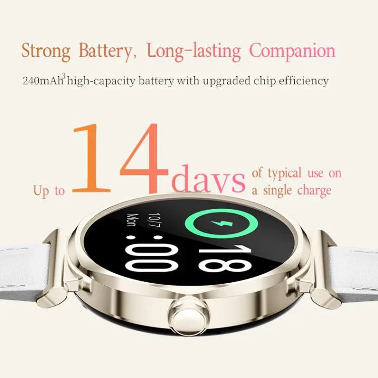 Smartwatch GTR4 com Ecrã TFT de 1,27 polegadas para Senhora IP68 Suporta Monitorização de Frequência Cardíaca