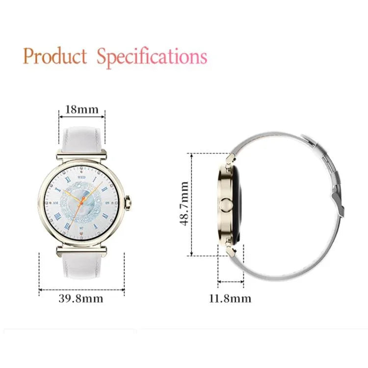 Smartwatch GTR4 com Ecrã TFT de 1,27 polegadas para Senhora IP68 Suporta Monitorização de Frequência Cardíaca