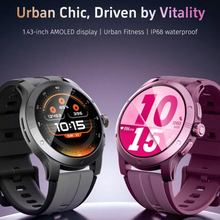 Smartwatch GTR5 com Ecrã AMOLED de 1,43 polegadas Urban Fitness IP68 Suporta Monitorização de Frequência Cardíaca