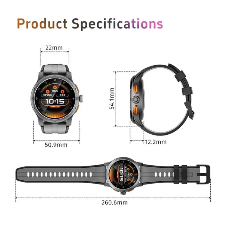 Smartwatch GTR5 com Ecrã AMOLED de 1,43 polegadas Urban Fitness IP68 Suporta Monitorização de Frequência Cardíaca