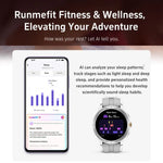 GTR6 Ecrã AMOLED de 1,43 polegadas Smartwatch Urban Runner IP68 Suporta Monitorização da Frequência Cardíaca