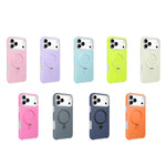 Capa de Telemóvel com Suporte MagSafe em Silicone Líquido Jelly, Para iPhone 17 Pro Max, Para iPhone 17 Pro, Para iPhone 17, Para iPhone Air, Para iPhone 16 Pro Max