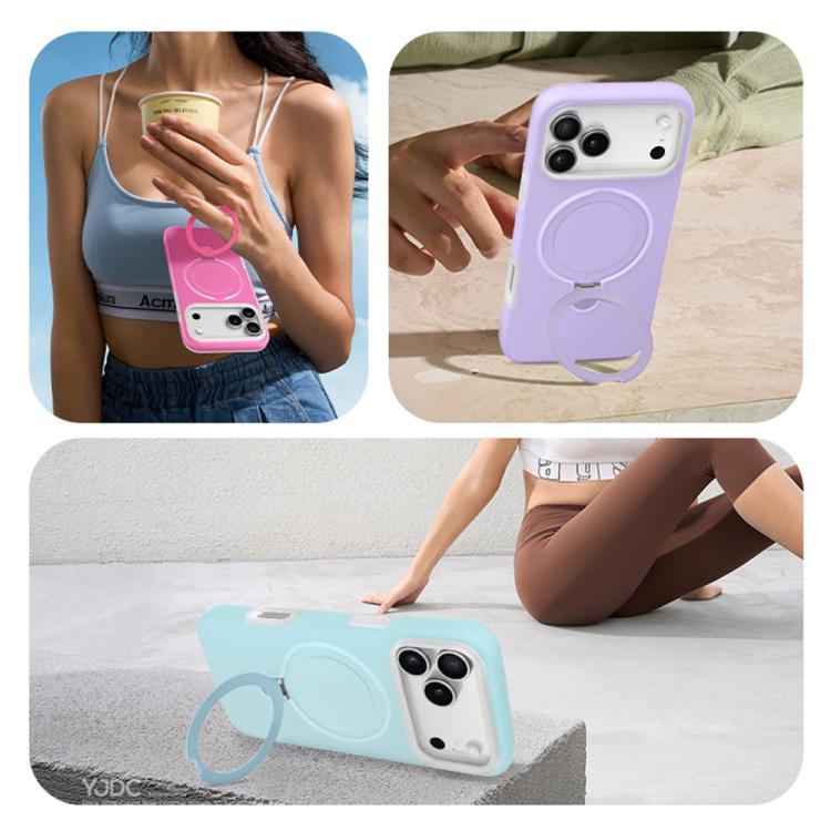 Capa de Telemóvel com Suporte MagSafe em Silicone Líquido Jelly, Para iPhone 17 Pro Max, Para iPhone 17 Pro, Para iPhone 17, Para iPhone Air, Para iPhone 16 Pro Max