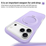 Capa de Telemóvel com Suporte MagSafe em Silicone Líquido Jelly, Para iPhone 17 Pro Max, Para iPhone 17 Pro, Para iPhone 17, Para iPhone Air, Para iPhone 16 Pro Max
