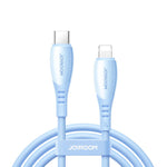 JOYROOM S-A59 Série Vibrant Cabo de Dados para Carregamento Rápido 30W Tipo-C para 8 Pinos, 1,2m