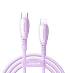 JOYROOM S-A59 Série Vibrant Cabo de Dados para Carregamento Rápido 30W Tipo-C para 8 Pinos, 1,2m