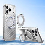 Capa de Telemóvel Metálica com Suporte Magnético MagSafe de Arrefecimento, Para iPhone 17 Pro Max, Para iPhone 17 Pro, Para iPhone 17
