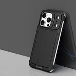 Capa de Telemóvel J TRIBE com Suporte para Lentes e Slot para Cartão sem Moldura Metálica, Para iPhone 17 Pro Max, Para iPhone 17 Pro, Para iPhone 17, Para iPhone Air, Para iPhone 16 Pro Max, Para iPhone 16 Pro, Para iPhone 15 Pro Max, Para iPhone 15 Pro