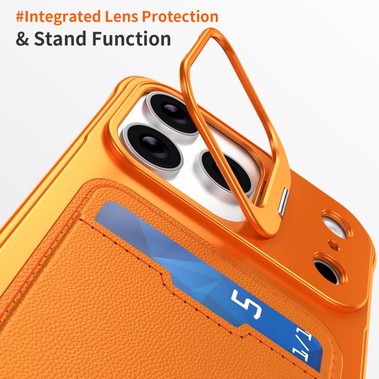 Capa de Telemóvel J TRIBE com Suporte para Lentes e Slot para Cartão sem Moldura Metálica, Para iPhone 17 Pro Max, Para iPhone 17 Pro, Para iPhone 17, Para iPhone Air, Para iPhone 16 Pro Max, Para iPhone 16 Pro, Para iPhone 15 Pro Max, Para iPhone 15 Pro