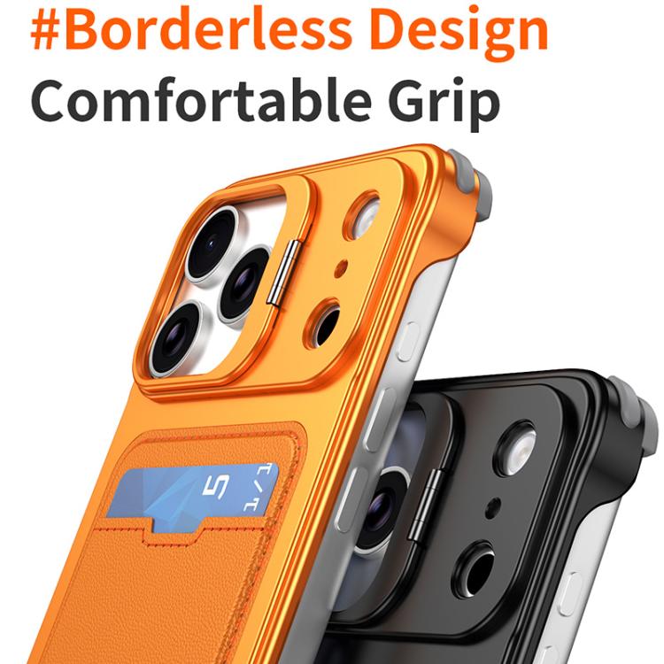 Capa de Telemóvel J TRIBE com Suporte para Lentes e Slot para Cartão sem Moldura Metálica, Para iPhone 17 Pro Max, Para iPhone 17 Pro, Para iPhone 17, Para iPhone Air, Para iPhone 16 Pro Max, Para iPhone 16 Pro, Para iPhone 15 Pro Max, Para iPhone 15 Pro