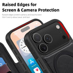 Capa para telemóvel Linton MagSafe em pele, para iPhone 17 Pro Max, para iPhone 17 Pro, para iPhone 17, para iPhone Air