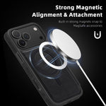Capa para telemóvel Linton MagSafe em pele, para iPhone 17 Pro Max, para iPhone 17 Pro, para iPhone 17, para iPhone Air