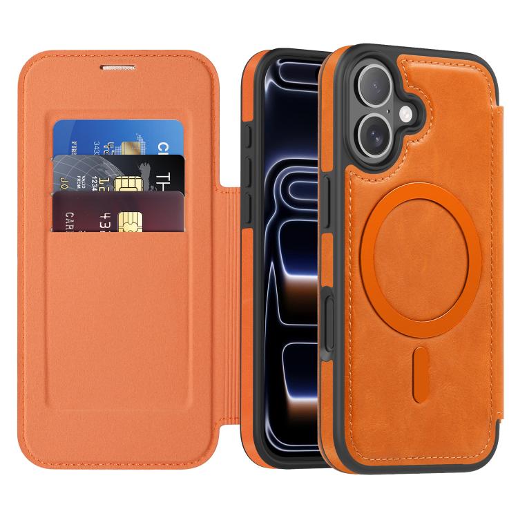 Capa para telemóvel Linton MagSafe em pele, para iPhone 17 Pro Max, para iPhone 17 Pro, para iPhone 17, para iPhone Air