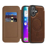 Capa para telemóvel Linton MagSafe em pele, para iPhone 17 Pro Max, para iPhone 17 Pro, para iPhone 17, para iPhone Air