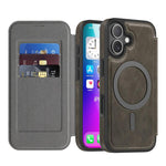 Capa para telemóvel Linton MagSafe em pele, para iPhone 17 Pro Max, para iPhone 17 Pro, para iPhone 17, para iPhone Air