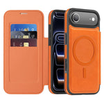Capa para telemóvel Linton MagSafe em pele, para iPhone 17 Pro Max, para iPhone 17 Pro, para iPhone 17, para iPhone Air