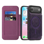 Capa para telemóvel Linton MagSafe em pele, para iPhone 17 Pro Max, para iPhone 17 Pro, para iPhone 17, para iPhone Air