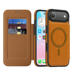 Capa para telemóvel Linton MagSafe em pele, para iPhone 17 Pro Max, para iPhone 17 Pro, para iPhone 17, para iPhone Air