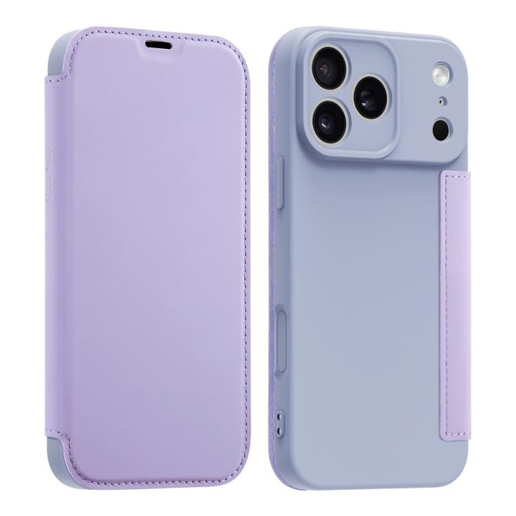 Capa para telemóvel em pele com sensação de pele líquida imitada e compartimentos para cartões, para iPhone 17 Pro Max, para iPhone 17 Pro, para iPhone 17, para iPhone Air