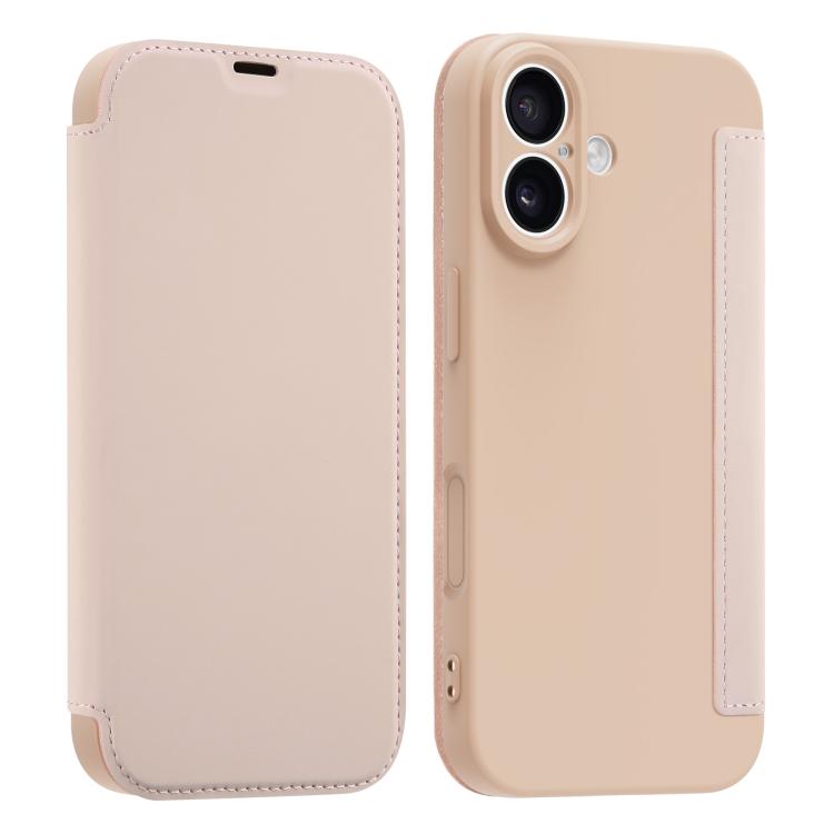 Capa para telemóvel em pele com sensação de pele líquida imitada e compartimentos para cartões, para iPhone 17 Pro Max, para iPhone 17 Pro, para iPhone 17, para iPhone Air