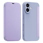 Capa para telemóvel em pele com sensação de pele líquida imitada e compartimentos para cartões, para iPhone 17 Pro Max, para iPhone 17 Pro, para iPhone 17, para iPhone Air